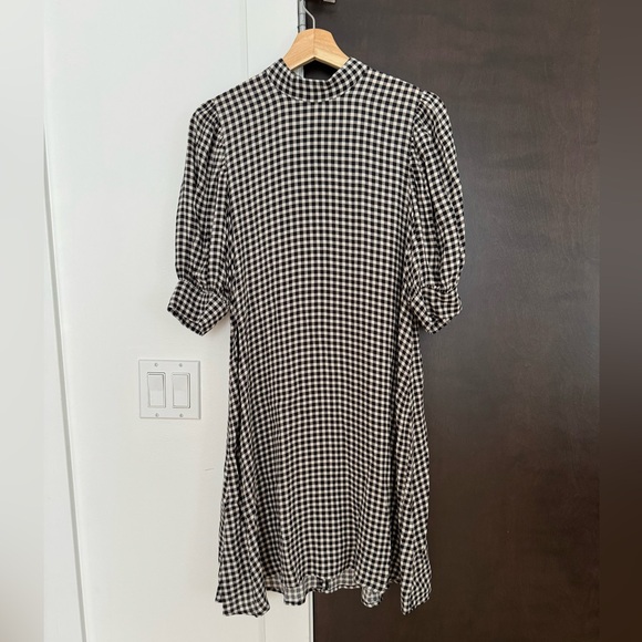 Ganni Checkered Dress sz 4 - Picture 1 of 4